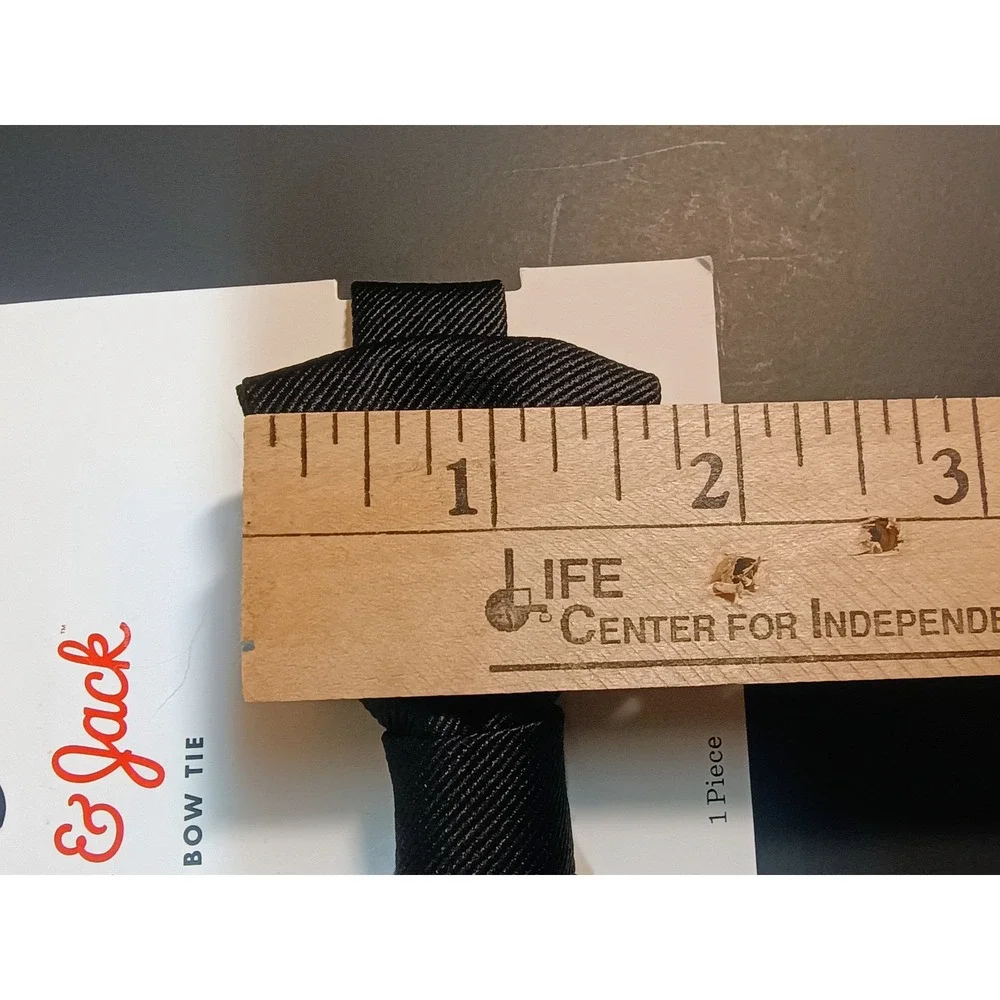 Cat & Jack Kids Black Bow Tie Pre Tied Adjustable Strap Formal‎ Occasion Target